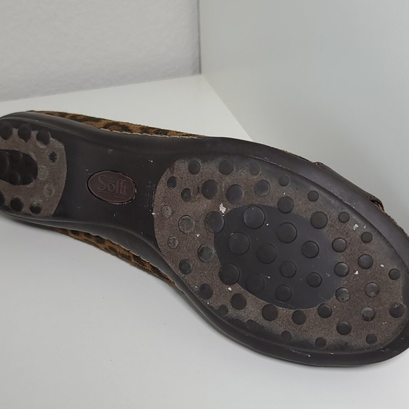Söfft Leppard print flats with buckle detail - Picture 6 of 8